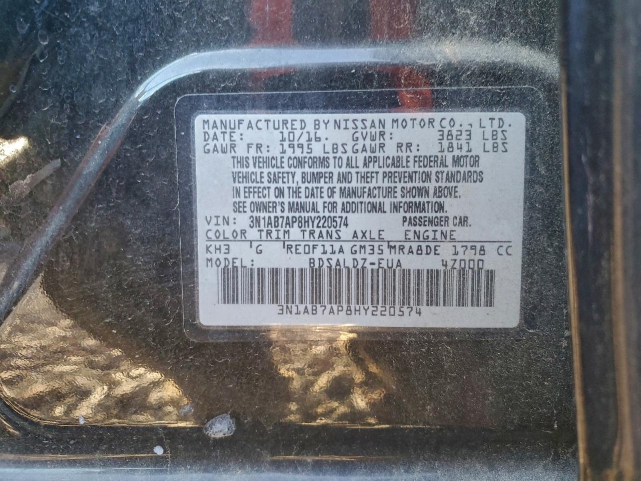 Nissan Sentra S Image 10